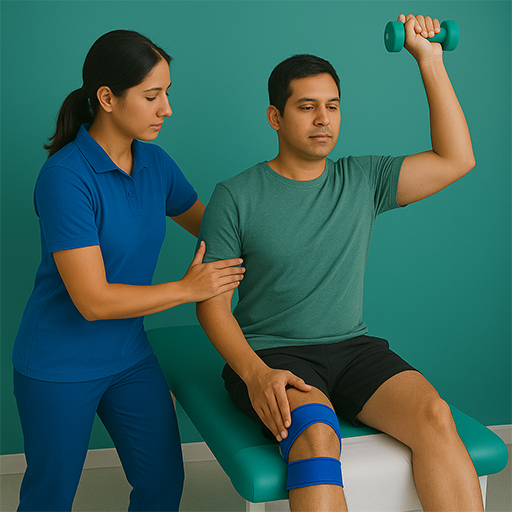 Shoulder-neck-and-knee-physiotherapy